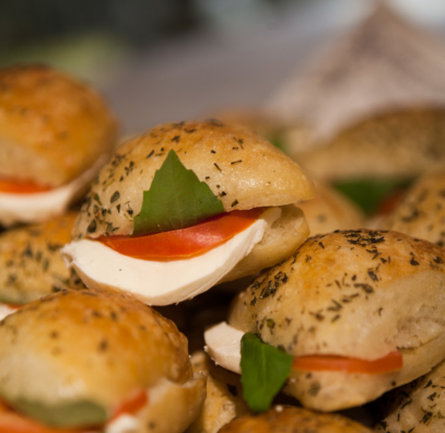 Caprese sandwiches